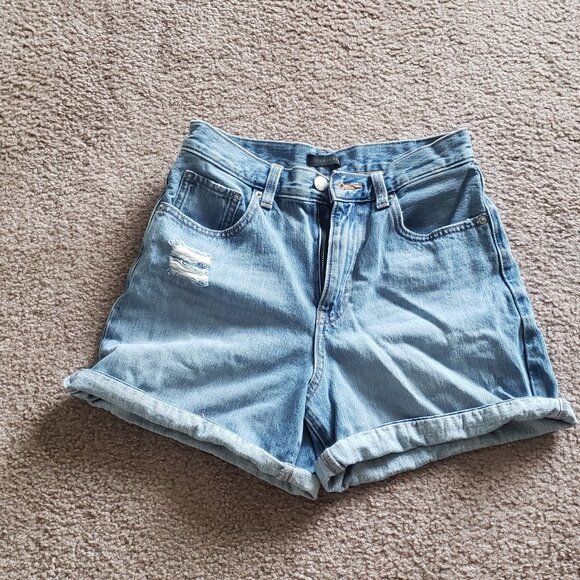 Uniqlo Blue Jean Shorts - Picture 1 of 4